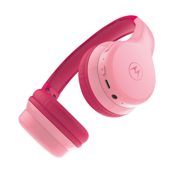 Moto JR300 children's headphones, pink