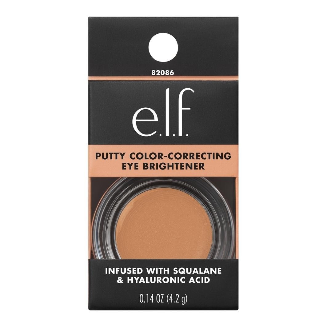 elf Cosmetics glina za sjenilo za oči, posvjetljivač za oči koji korektira boju, svijetla nijansa – 4,2 g