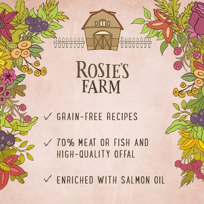 Rosies Bauernhof: Verspieltes Kätzchen-Dinner mit Huhn und Forelle