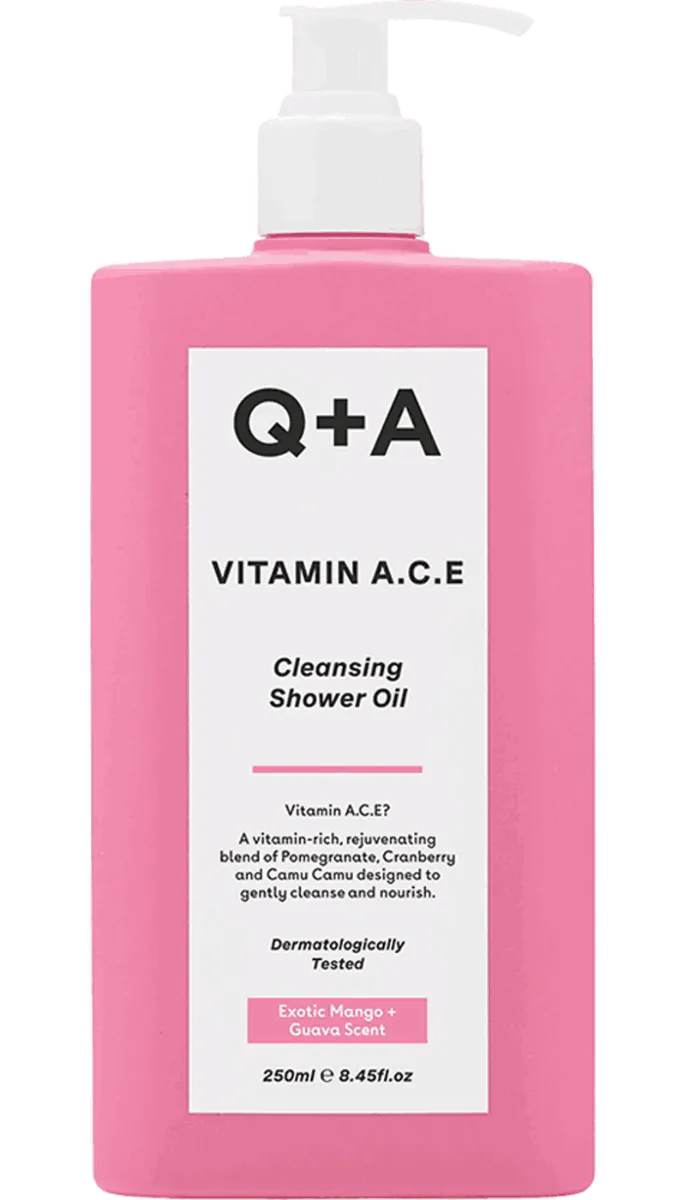 Q+A Vit. A.C.E - Odżywczy olejek do mycia ciała z witaminami A, C, E 250ml