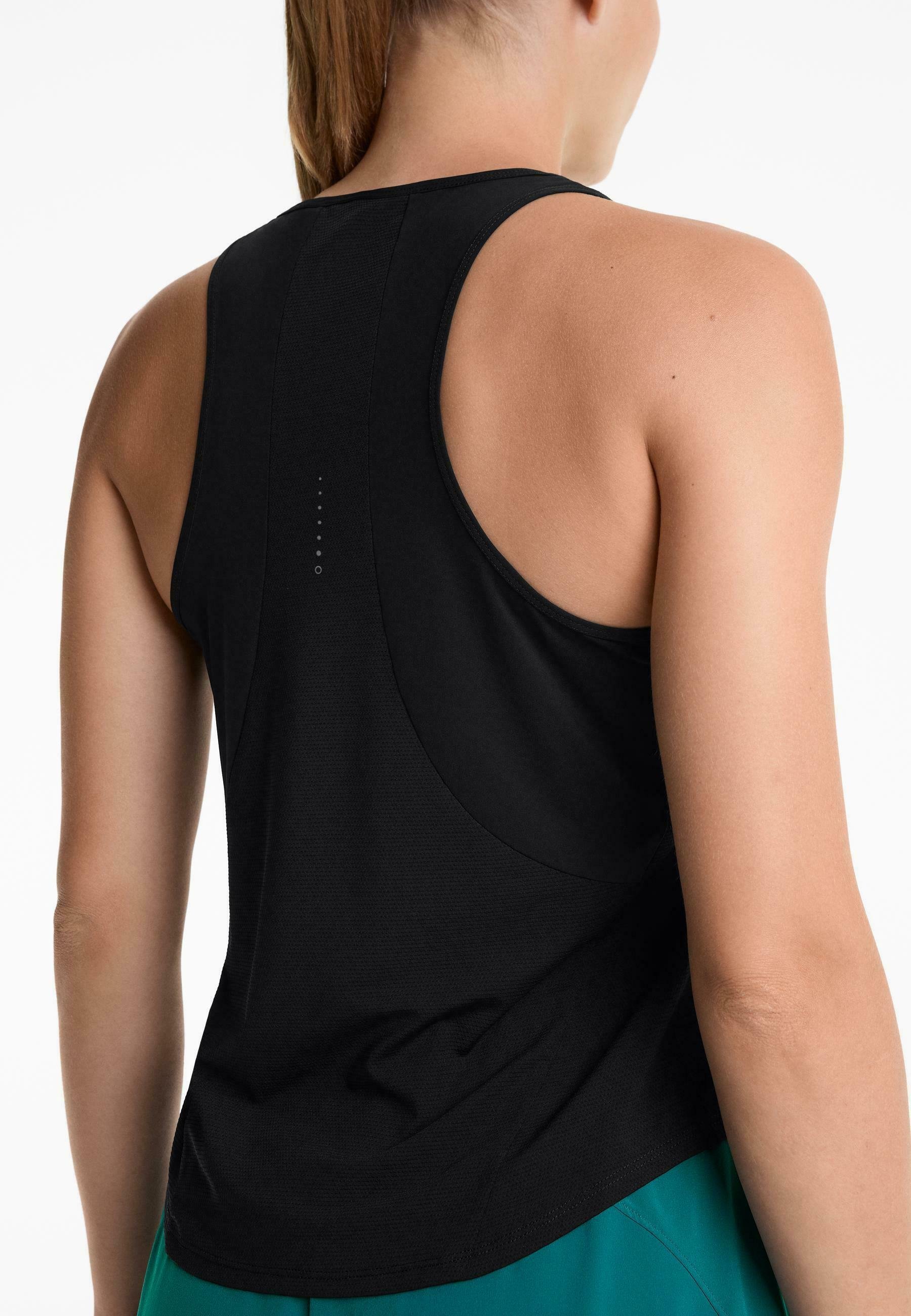 OYSHO TECHNICAL SLEEVELESS - Bluză - neagră