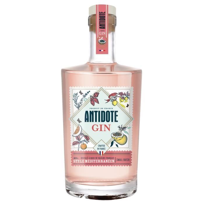 Antidote - Premium - Ginebra London Dry - El Mediterráneo - 40,0% vol. - 70 cl