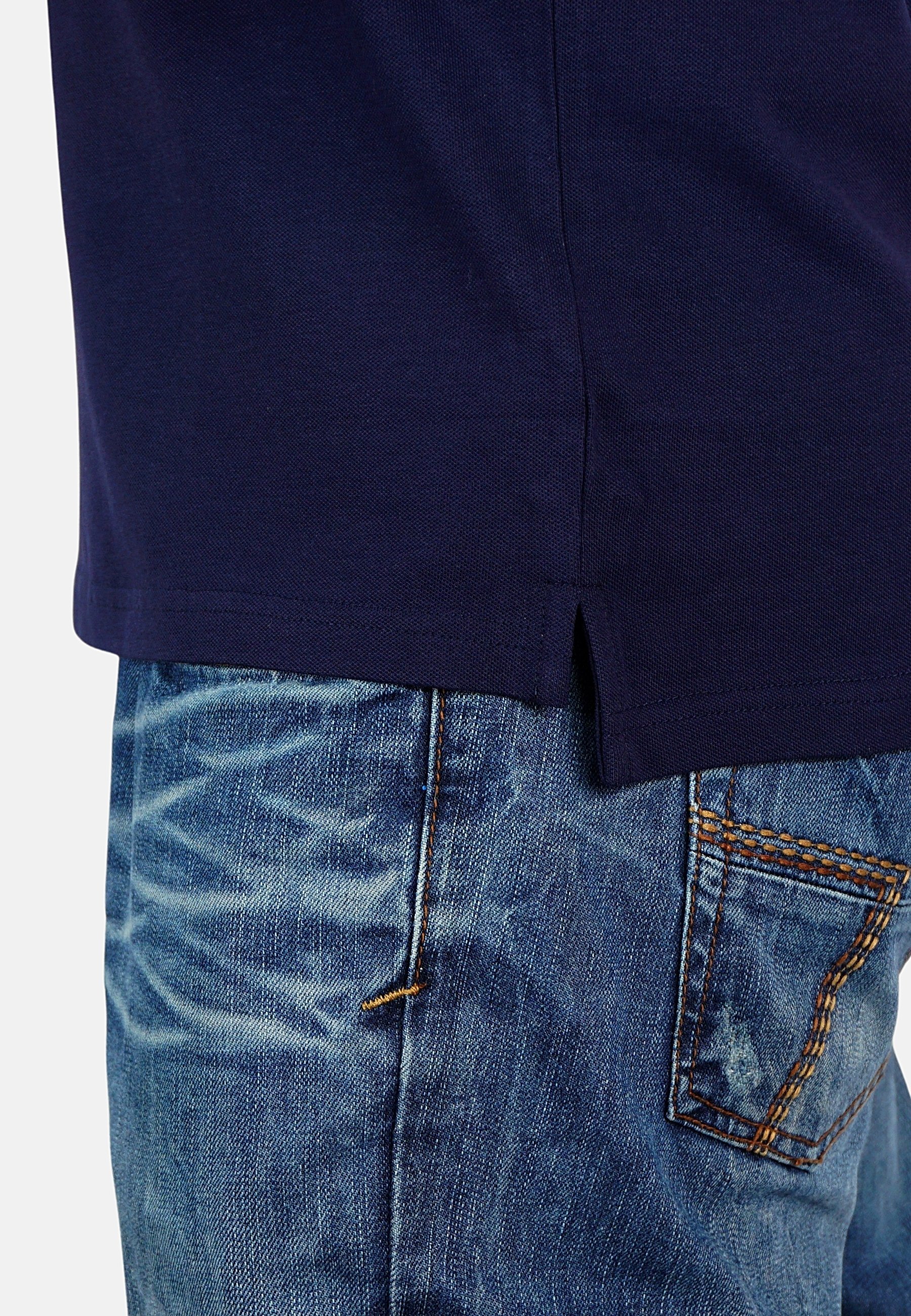 US Polo Assn. SHORTSLEEVE BARNEY - Polo - bleu foncé