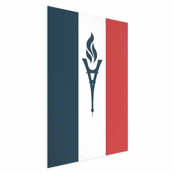 Plakat Olimpijska Francja 21x30 cm