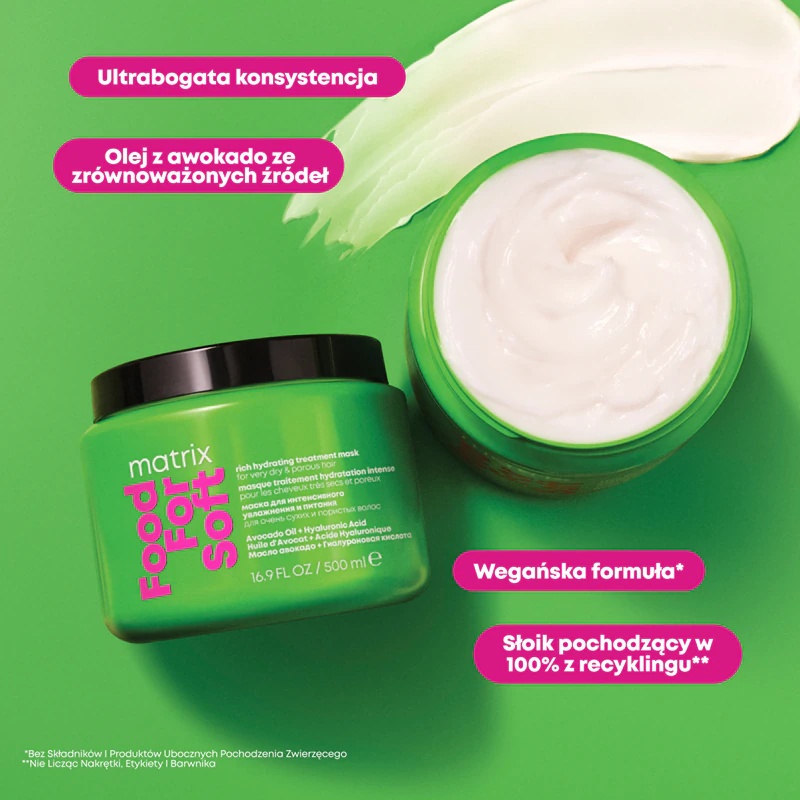 Matrix Food For Soft Hydrating Treatment Mask Intenzivna vlažilna maska za lase