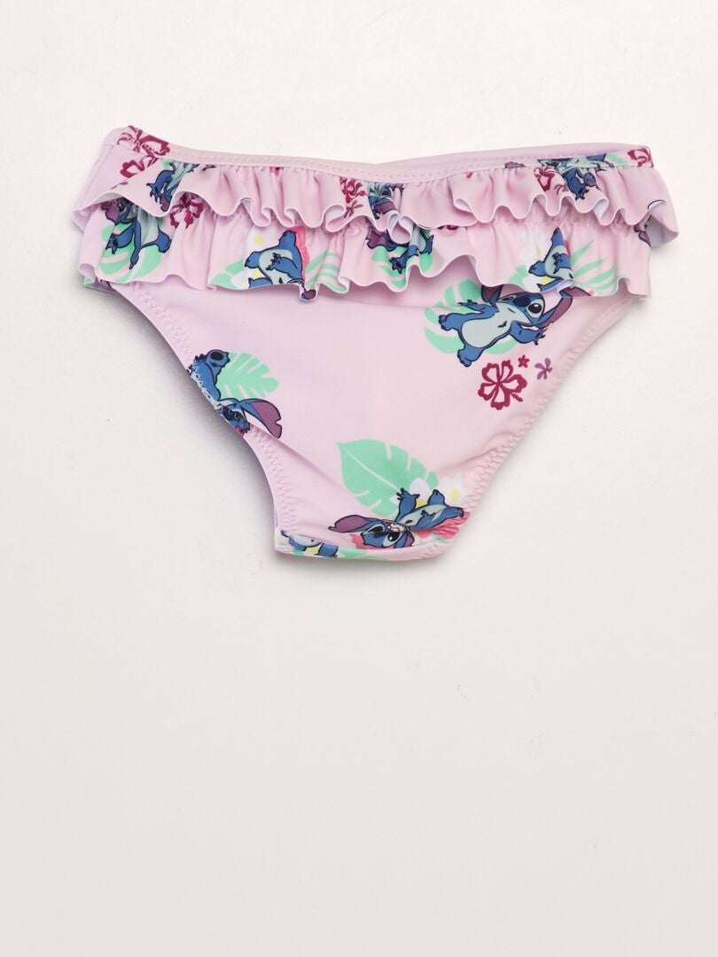 'Disney' bikinibroekje met ruches - ROZE