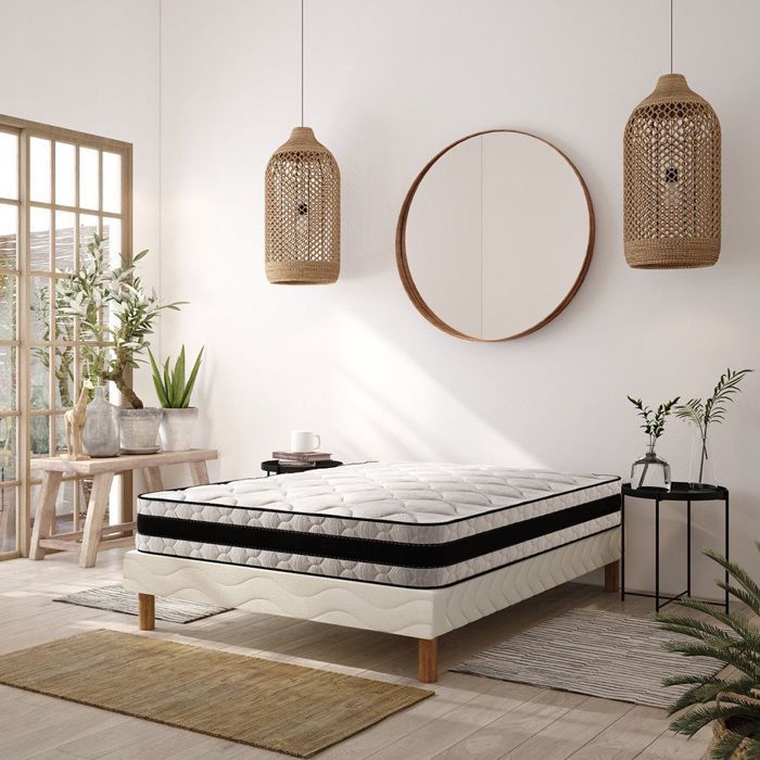 Medicare Bed Base + Mattress Set 160x200 cm – Height 22 cm