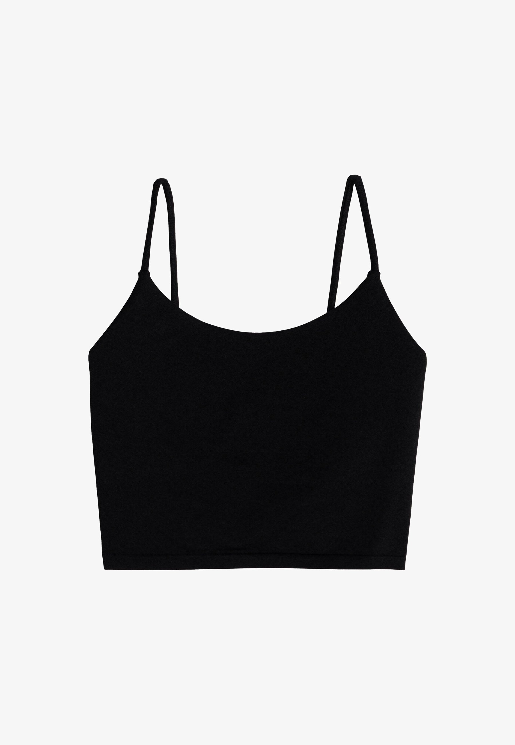 aim'n® SHAPE SEAMLESS SINGLET - Sutiã esportivo de suporte leve - preto