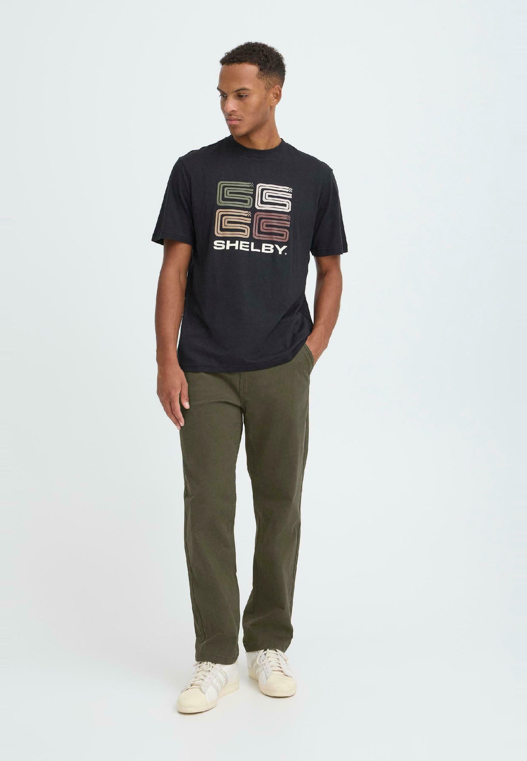 Pantaloni chino Blend BHNATAN WIDE LEG - Forest Night
