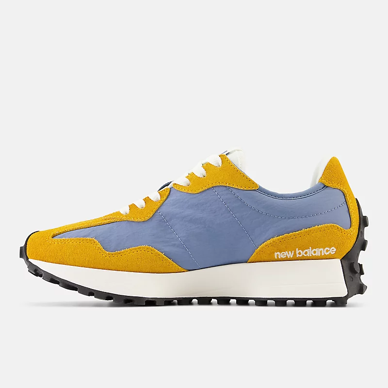 327 Feminino - Dourado Universitário com Azul Mercúrio