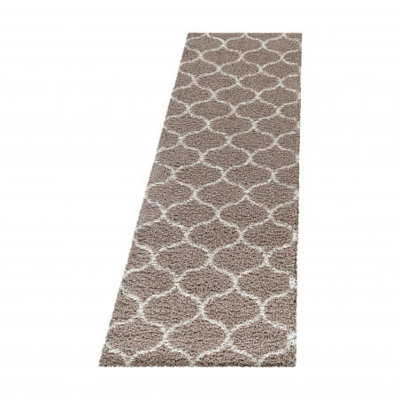 Dywan shaggy Salsa koniczyna beżowy 80 cm x 250 cm