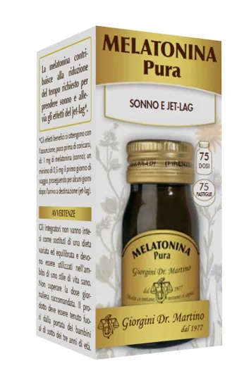 DR. GIORGINI Dr. Giorgini Schlafergänzungsmittel reines Melatonin 75 Tabletten