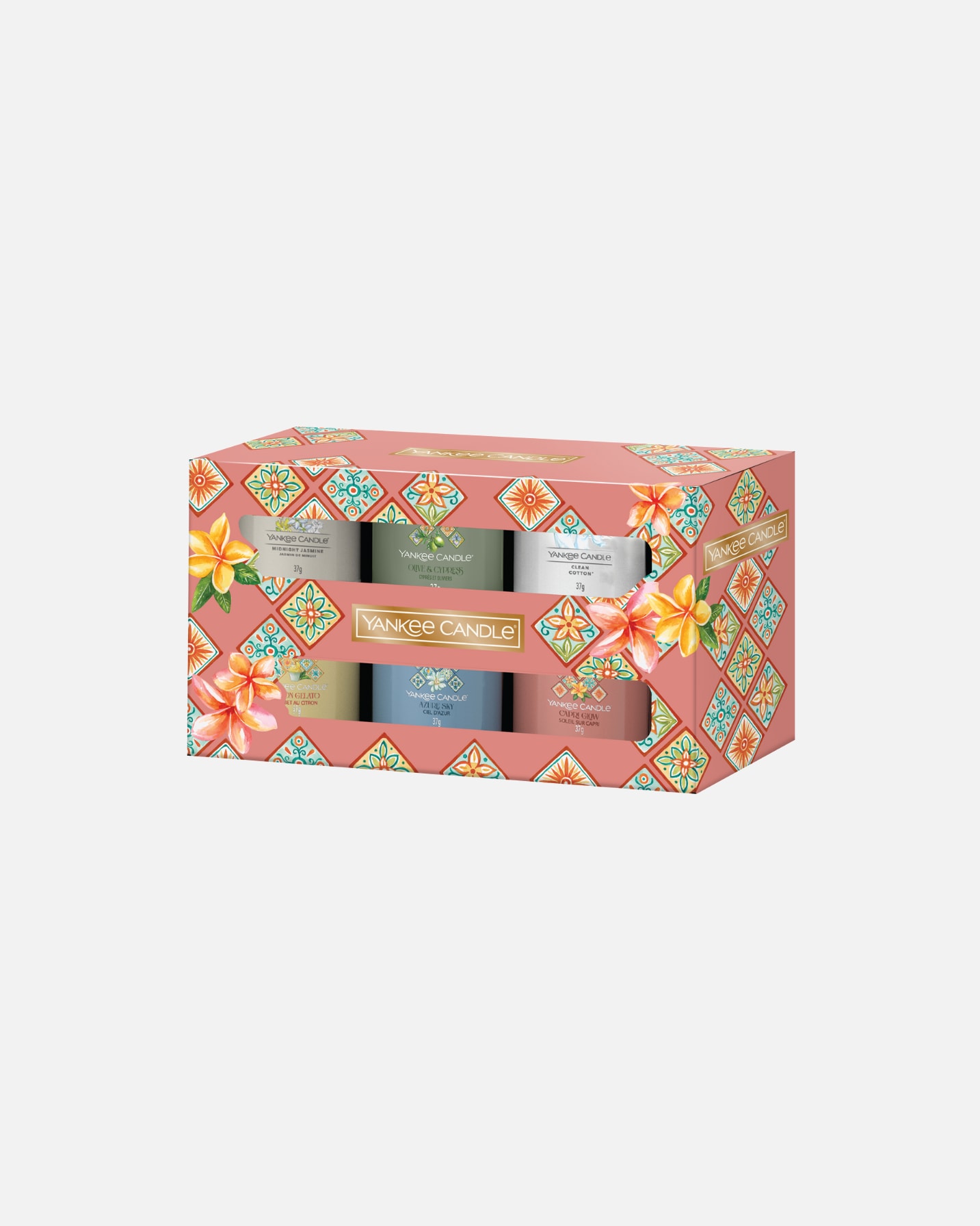 YANKEE CANDLE COFFRET 6 VOTIVES EN VERRE