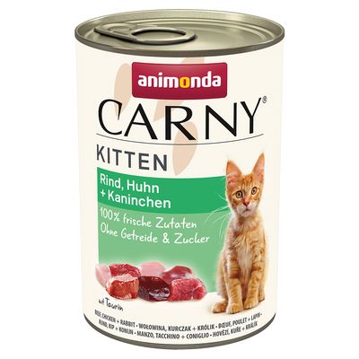 Animonda Carny sparepakke for kattunger 24 x 400 g