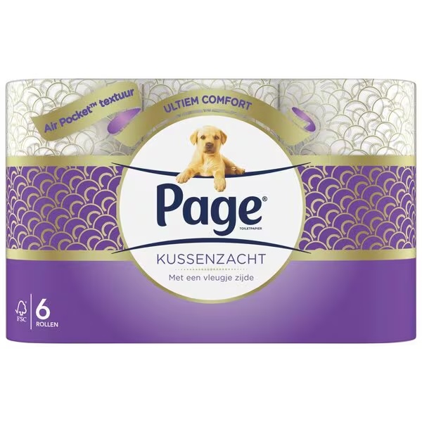Toaletný papier Page Cushion Soft<br>6 roliek