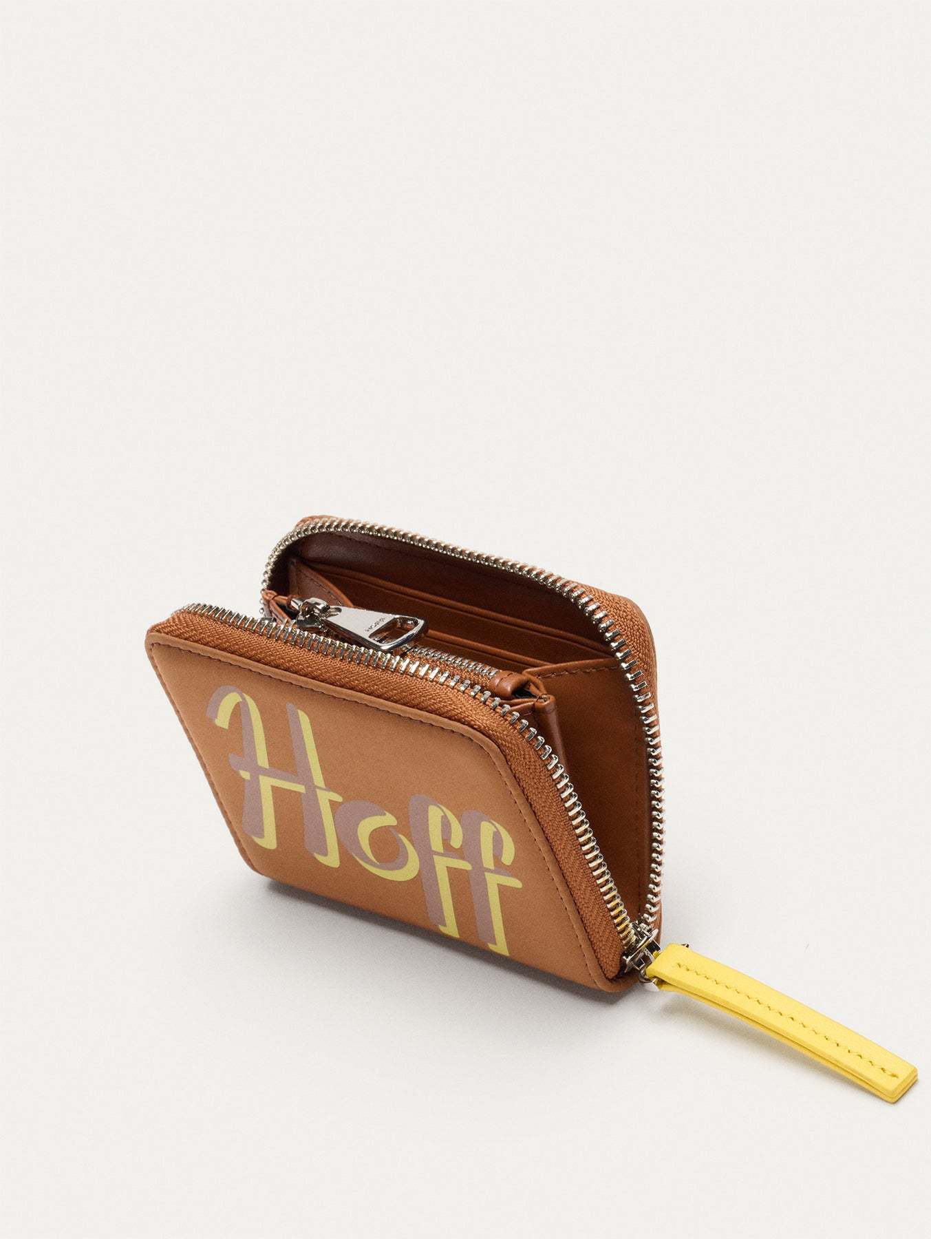 CARTERA NYLON LOGO MARRÓN