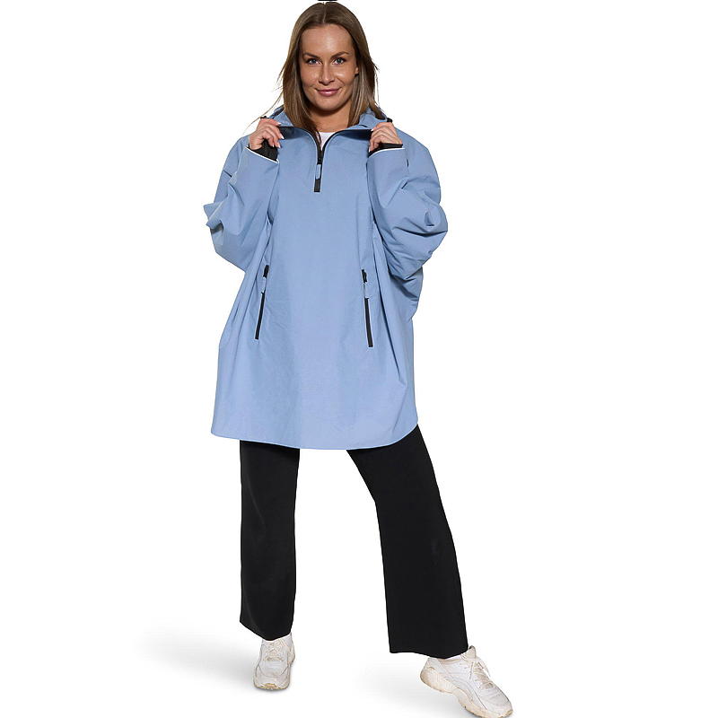 Regnponcho i én størrelse