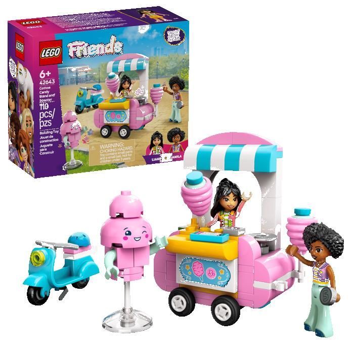 LEGO Friends 42643 Cotton Candy Stand and Scooter Gifts Toys Collectibles 6+