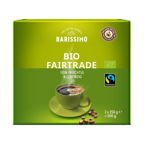 Bio Kaffeepulver Fairtrade, 18 x 250 g