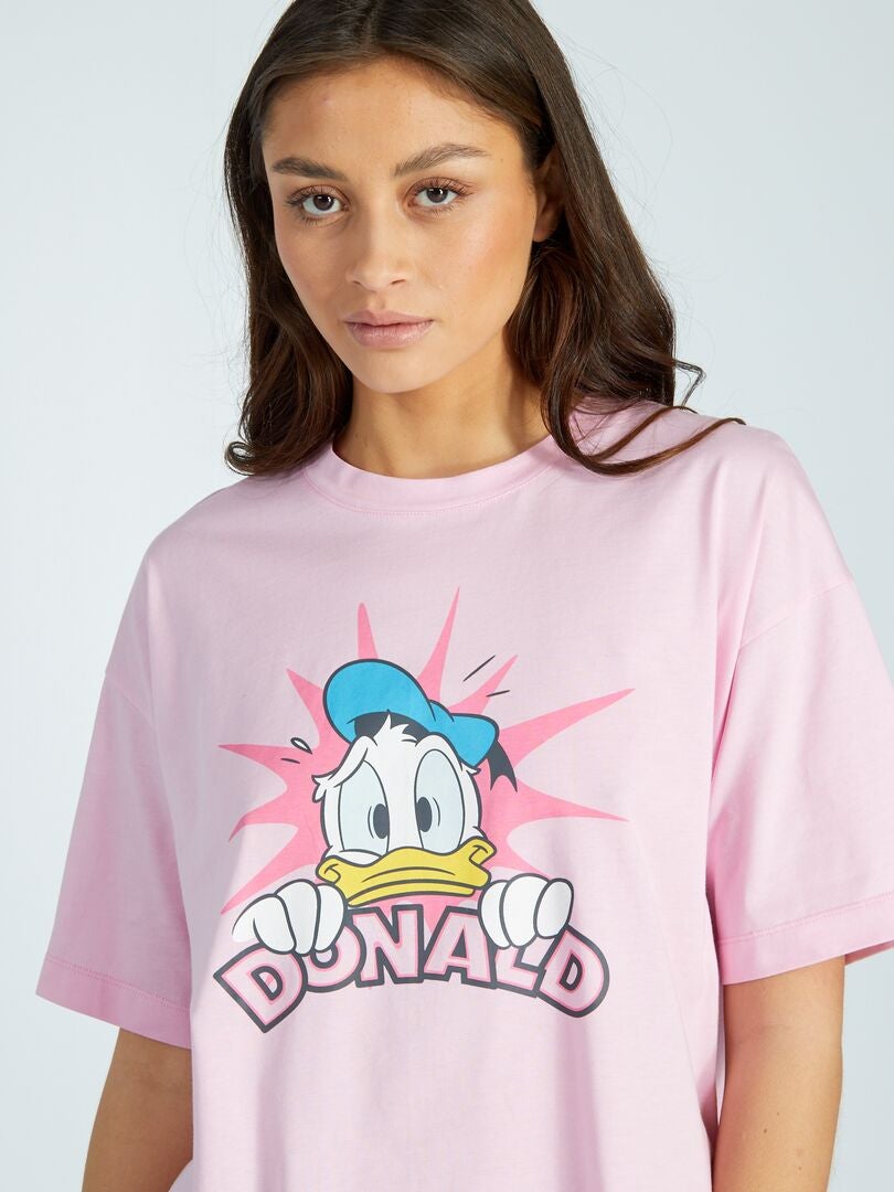 Donald Duck Lange Pyjama - 2-delig - ROZE