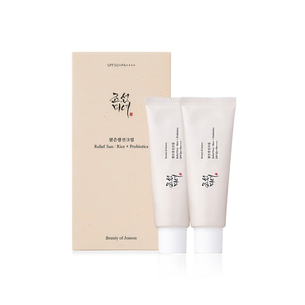 Belleza de Joseon Alivio Solar: Set de Arroz + Probióticos 50 ml*2