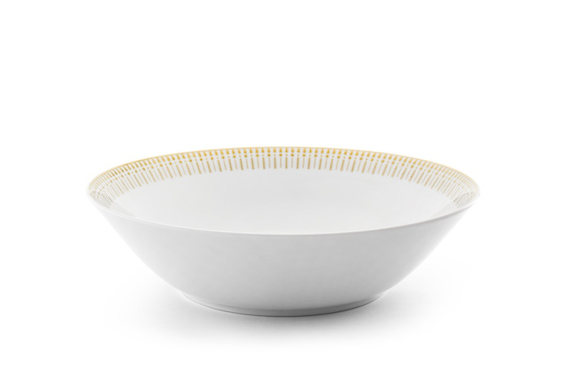 Salaterka okrągła 23 cm Yvonne Złoty Miraż G682