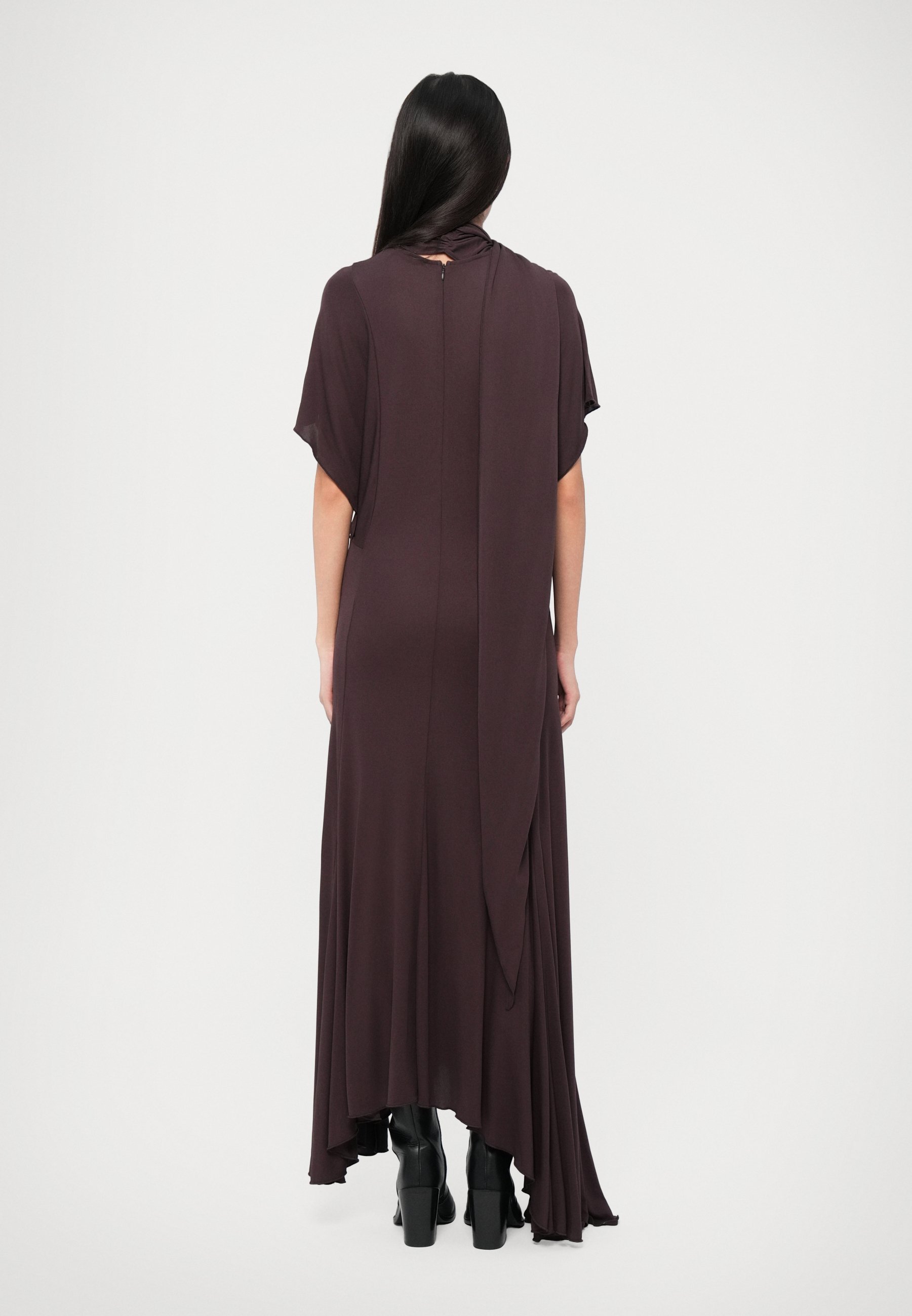 Rodebjer LOU - Vestido maxi - ameixa chocolate