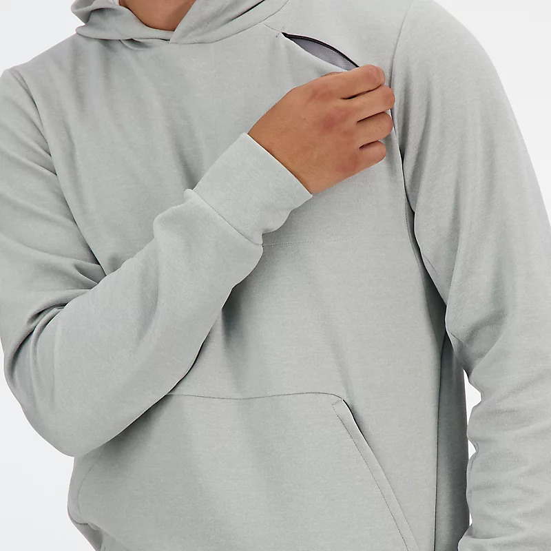 Męska bluza with capturem Tech Knit - ATHLETIC GREY