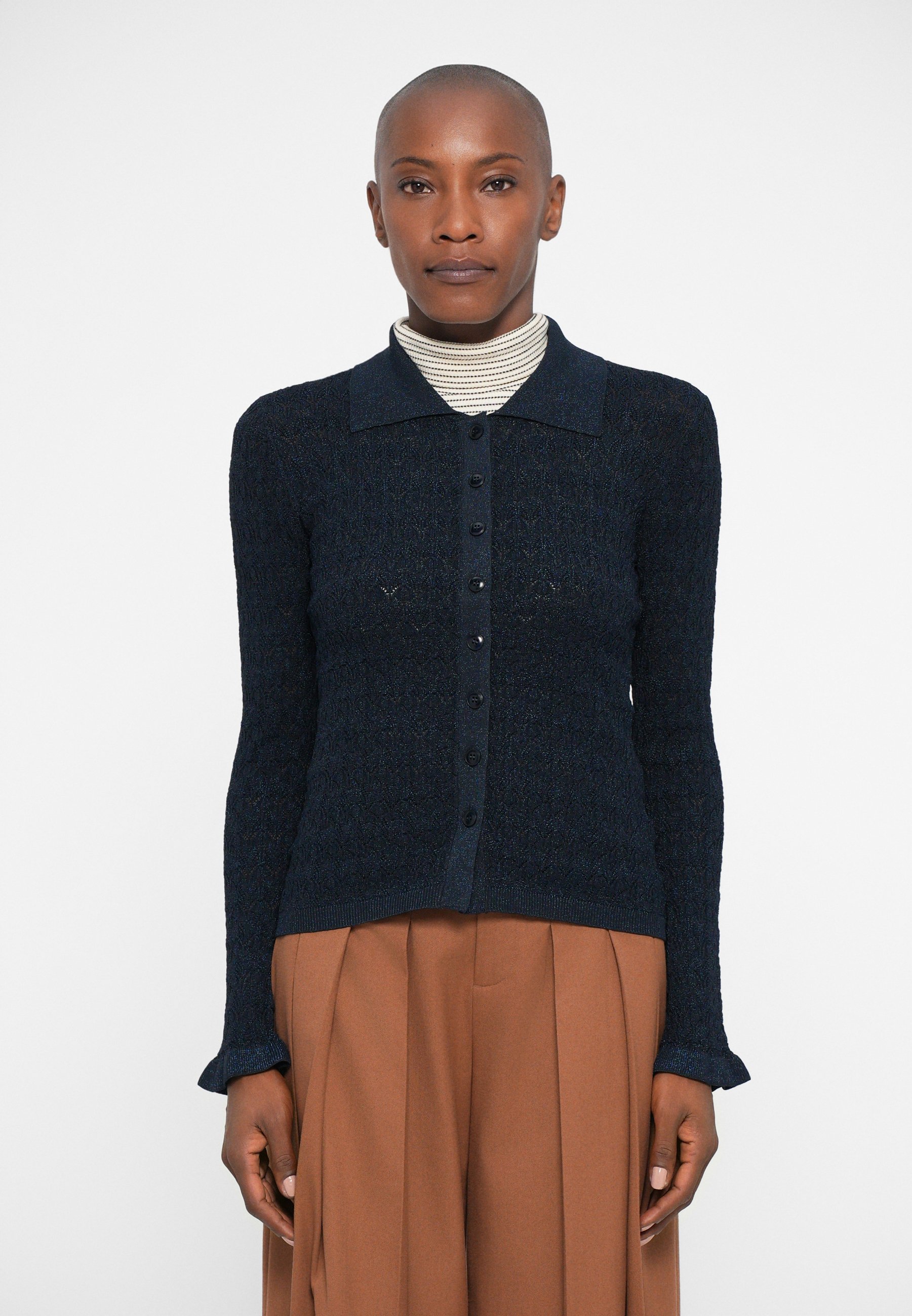 Sea RUBY - Top met lange mouwen - marineblauw