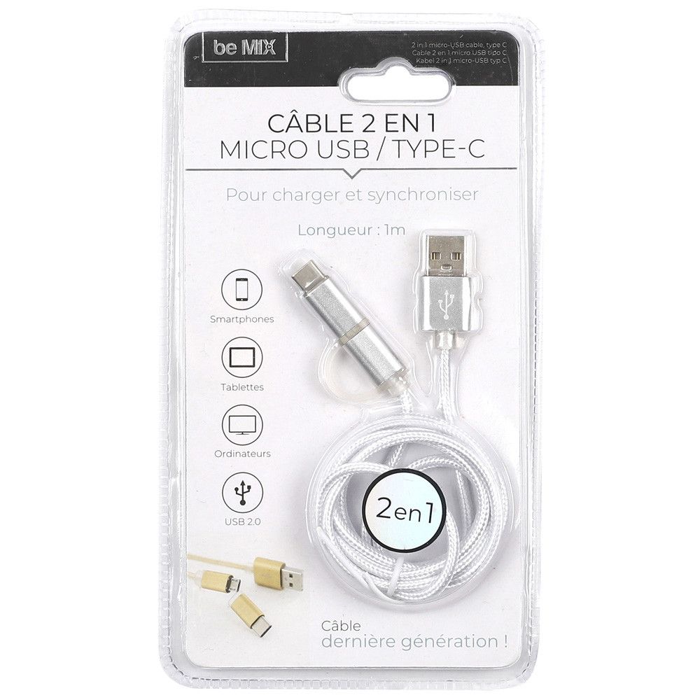 2 vienā mikro USB kabelis Instrumenti un piederumi