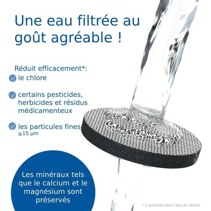 Gourde filtrante active 0.6l + 2 microdiscs inclus Brita 1052248