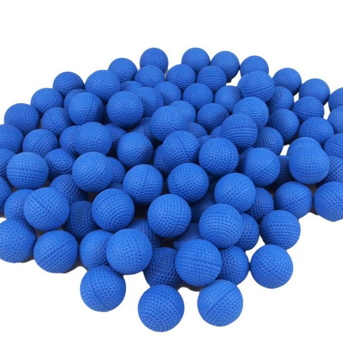 Pack of 50 replacement foam balls for ammunition, children's toys