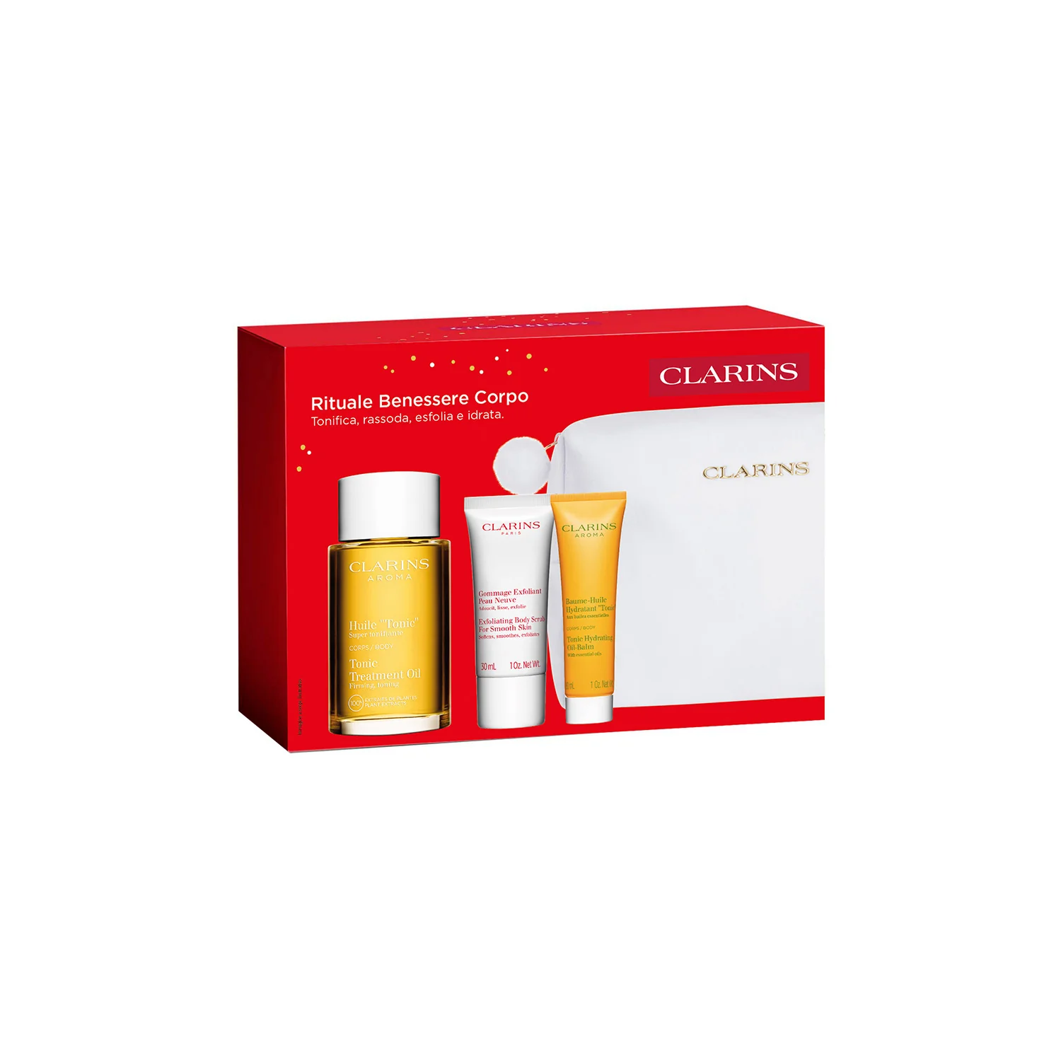 Body Care COFANETTO Rituale Benessere Corpo - Cofanetti Viso e Corpo, Olio Corpo, Esfoliante, Crema Corpo