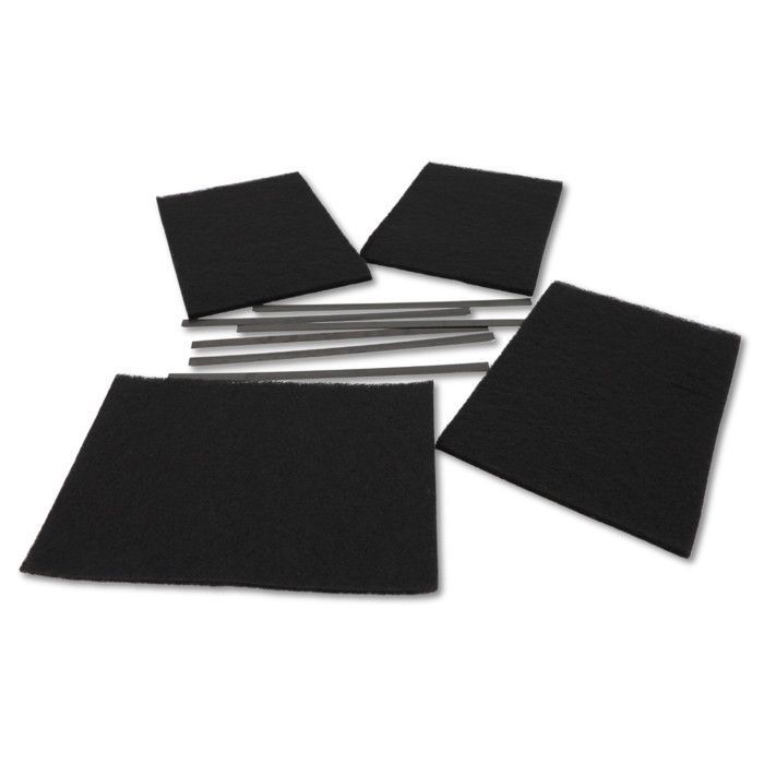Paquete de accesorios SOS de 3 filtros de carbón (Kit AK204AE1) para campanas extractoras - 79X8361, AS0062457 DE DIETRICH, SAUTER, BRANDT, FAGOR, SANGIORGIO