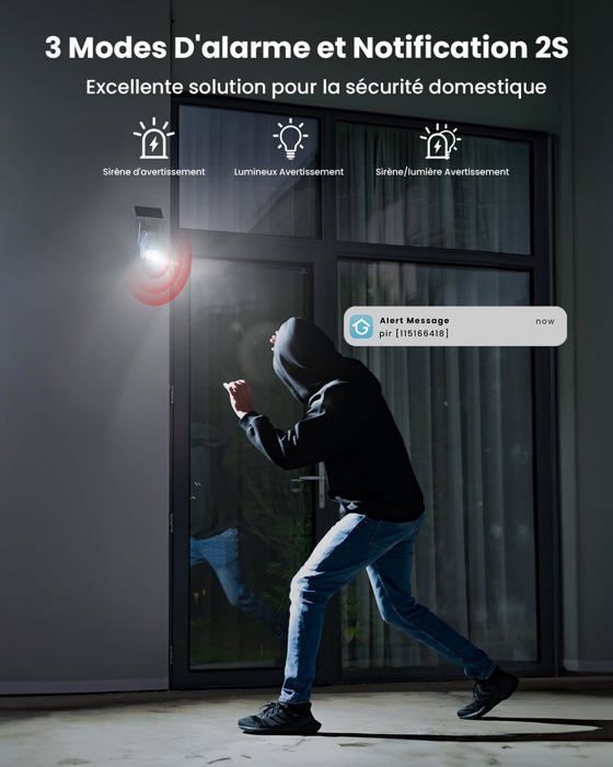 Set de 2 camere de supraveghere WiFi solare - Viziune nocturnă color PTZ wireless 2K pentru exterior, senzor PIR, audio bidirecțional