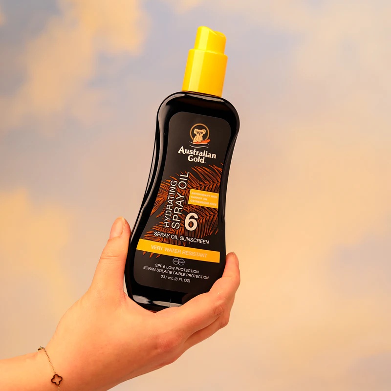 Olje za telo v spreju Australian Gold Spray Oil za sončenje z zaščito pred soncem