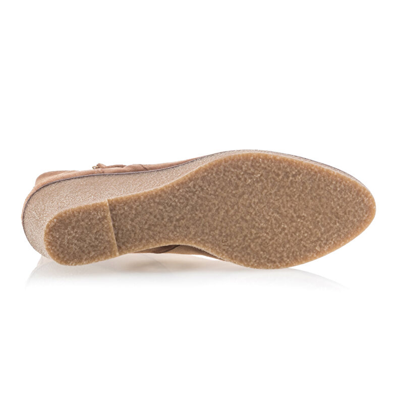 Beige dameslaarzen / enkellaarzen