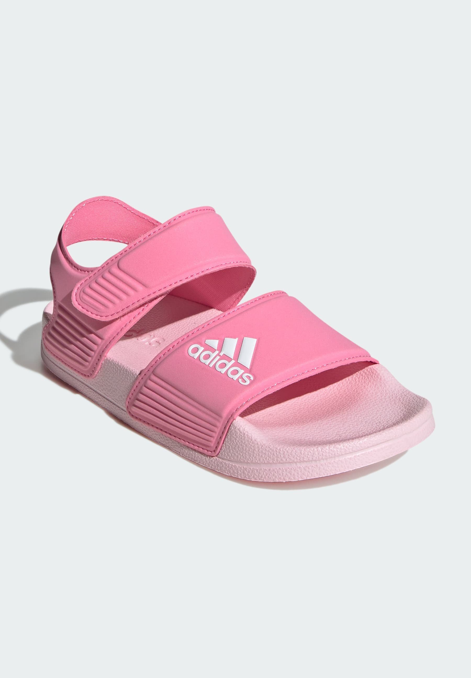 Adidas Performance ADILETTE - Sandali da passeggio - rosa bliss/bianco ftwr/rosa trasparente