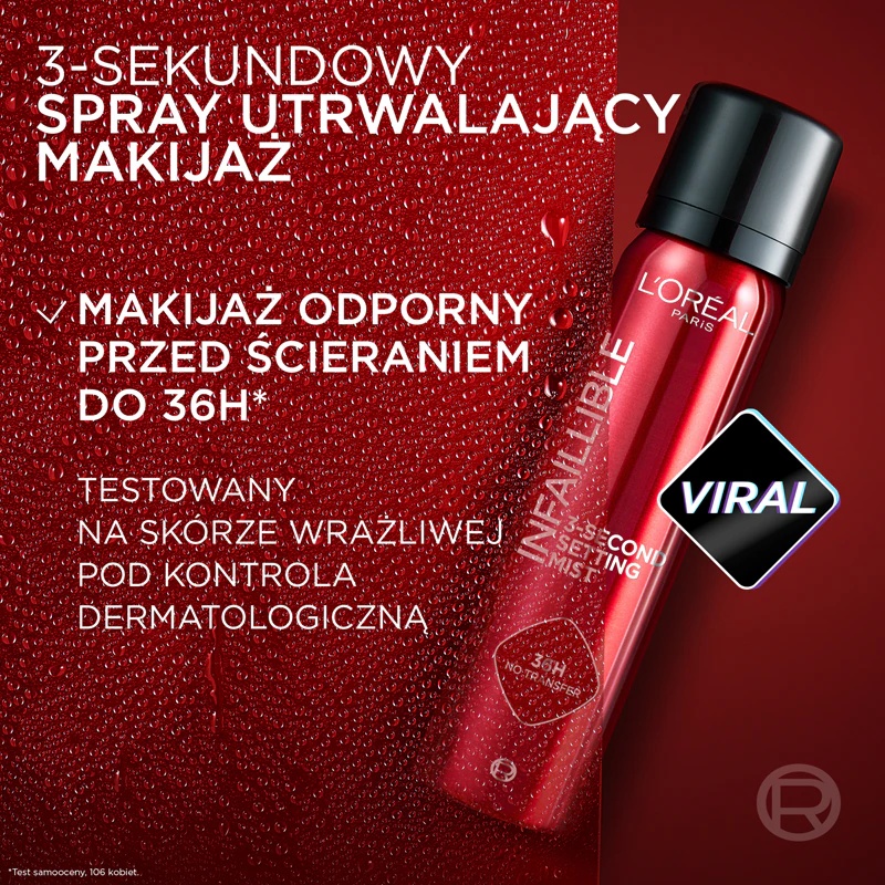 L'Oréal Paris Infaillible 36H спреј за фиксирање шминке