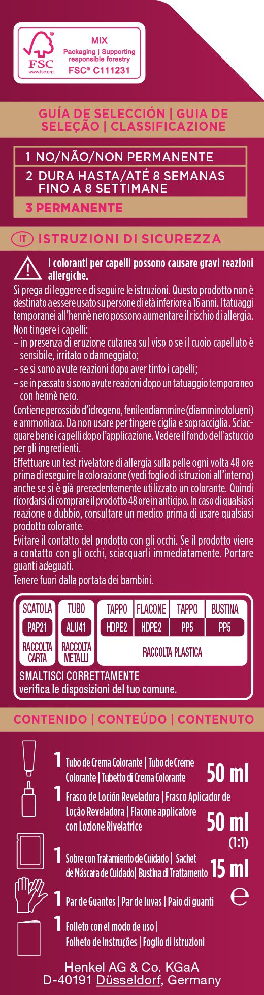 Intenzivna kremasta trajna boja Farbe za kosu