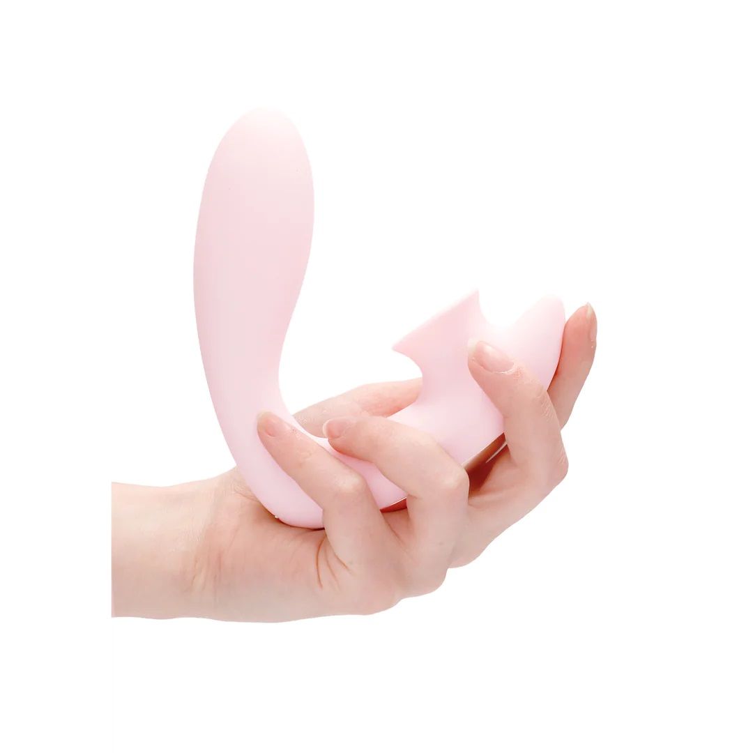 Neodoljiv vibrator s prisesalnim sistemom Shots Desirable Vibratorji za klitoris
