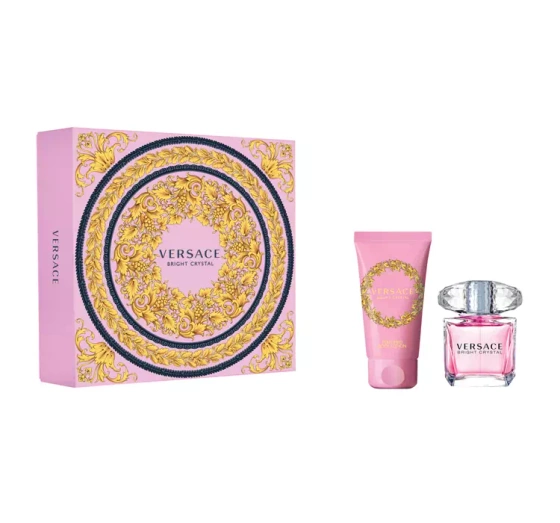 Versace Bright Crystal woda toaletowa spray 30 ml   balsam do ciała 50 ml