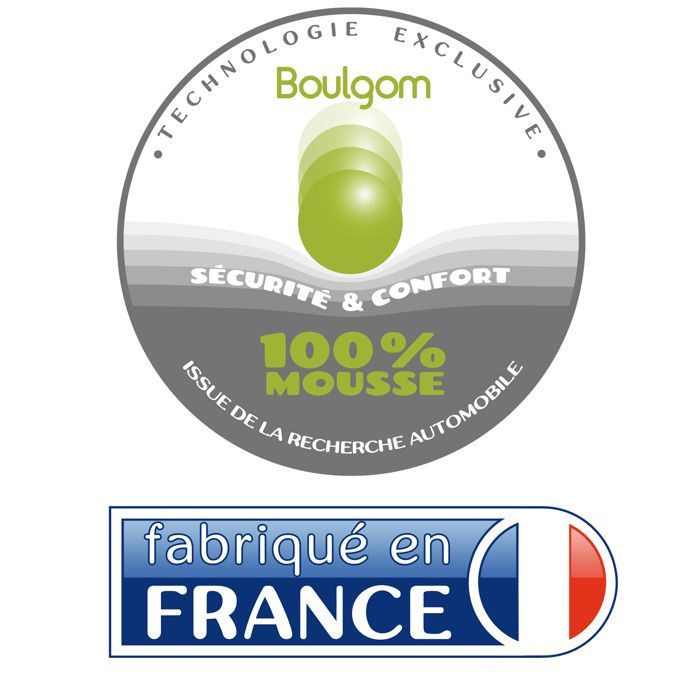 BOULGOM Rehausseur R129 i-size compatible BOOSTCONFORT2 Silver