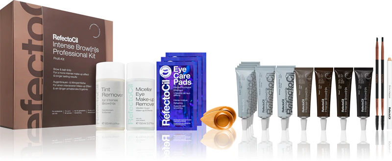 Kit profissional RefectoCil Intense Brow[n]s para coloração de cílios e sobrancelhas