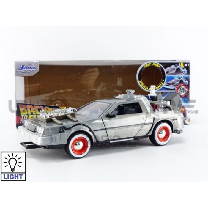 Miniature Car - JADA TOYS - DE LOREAN Back to the Future III - 1/24 - Silver - Collection
