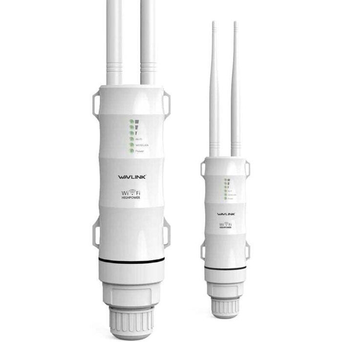 Amplificateur WiFi extérieur - OKZ - AC600 - Dual-Band 2.4+5G - Étanche IP65 - Température -30°C à 70°C