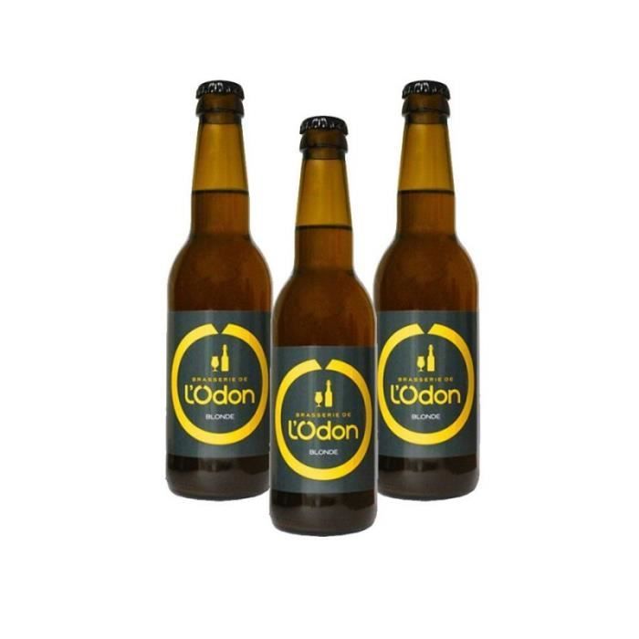 Odon Blonde Beer 6.2% 3x33cl - Made in Calvados