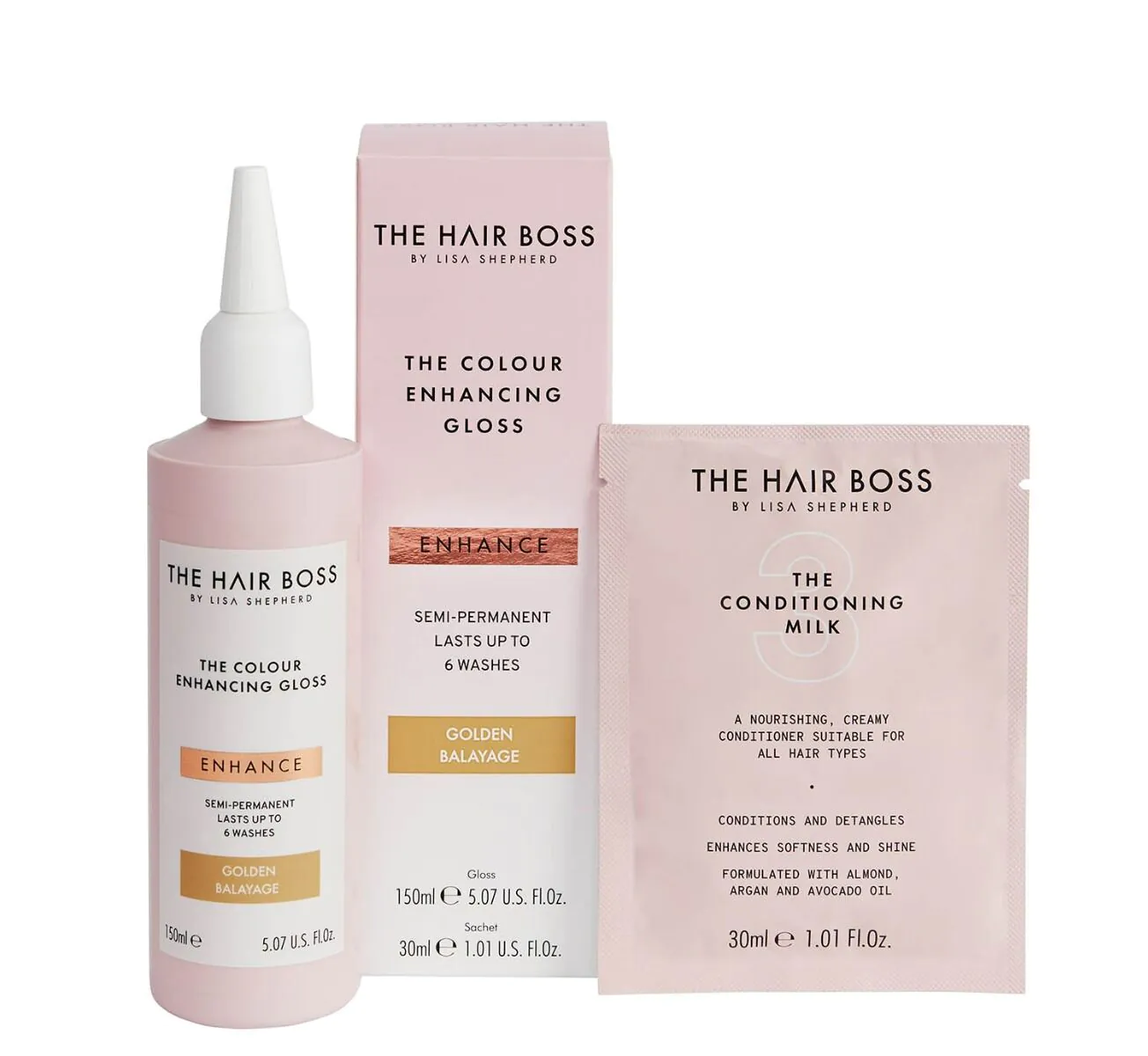 The Hair Boss Rozświetlacz podkreślający Ciepły Odcień Baleyage