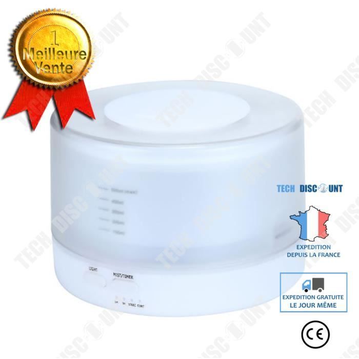 Umidificador - TD® - Modelo 031 - 500ml - Ultrassom - Aromaterapia - Bluetooth