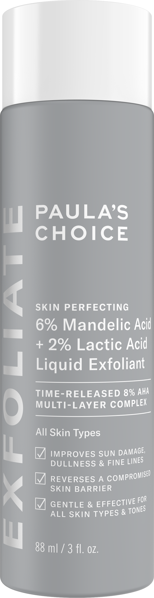 Exfoliant lichid Skin Perfecting 6% acid mandelic + 2% acid lactic 88 ml - Paula's Choice